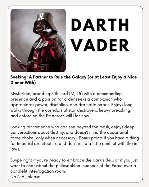 PRE-ORDER May the Fourth: Dating the Darkside