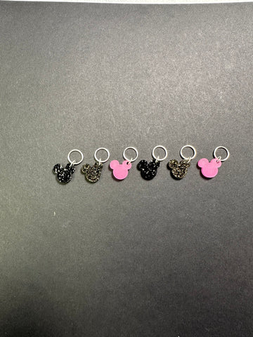 Mouse Head Stitch Markers