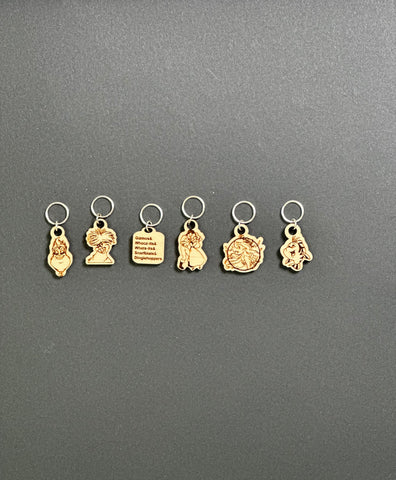 Swimming Princess Stitch Markers