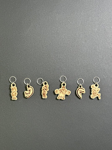 Destructive Video Game Character Stitch Markers