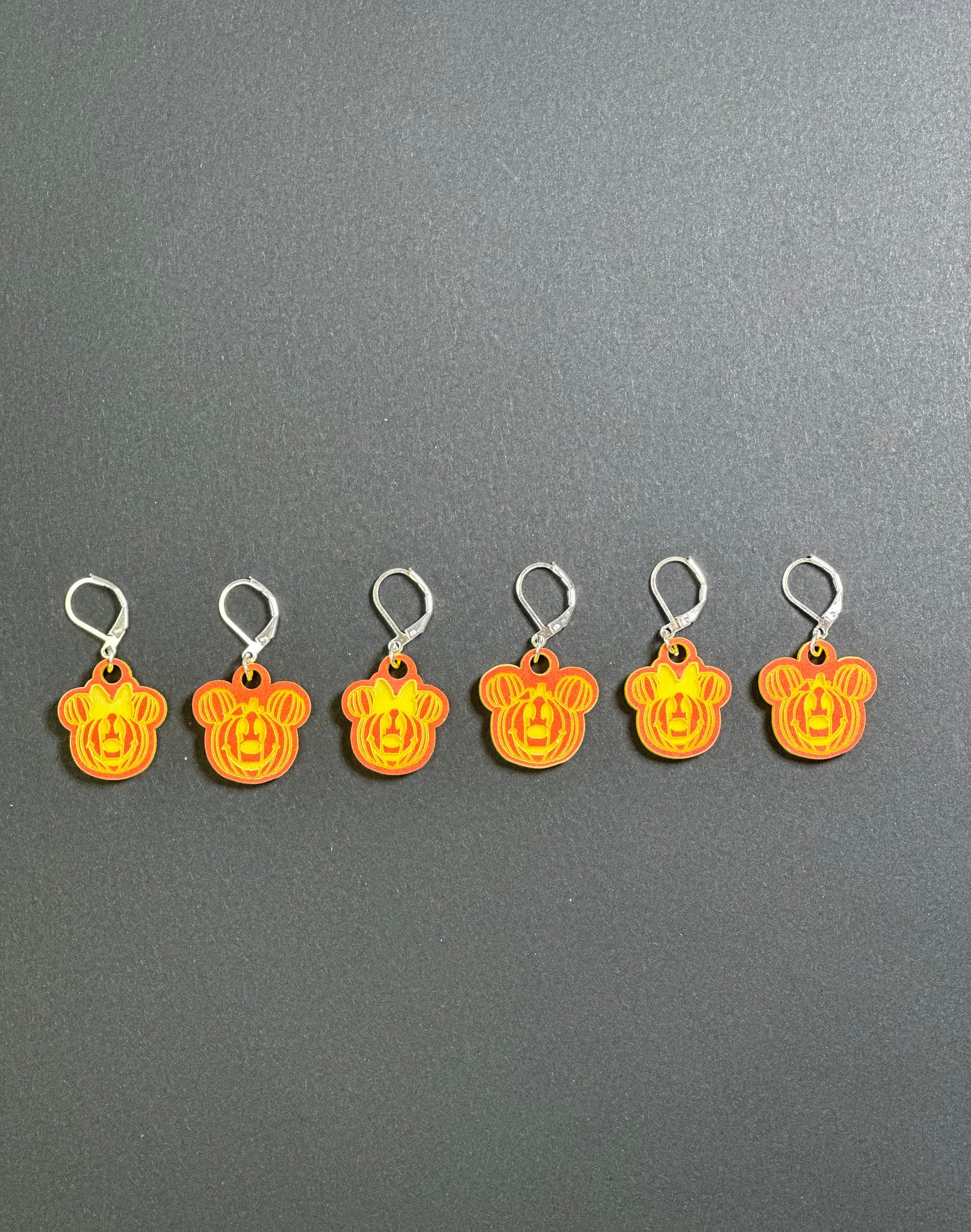 Mouse Pumpkins Stitch Markers