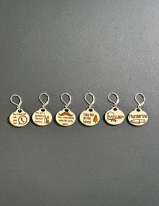 Murderino Stitch Markers