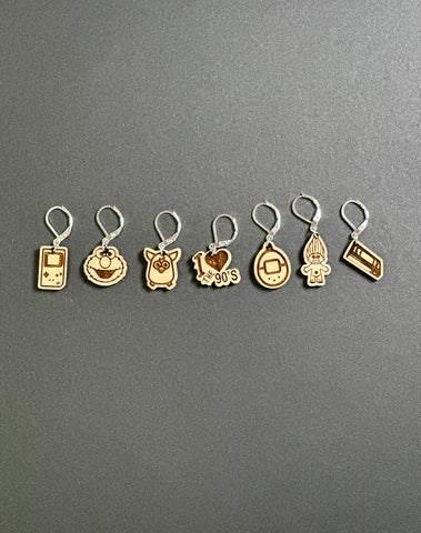 I love the 90's  Stitch Markers