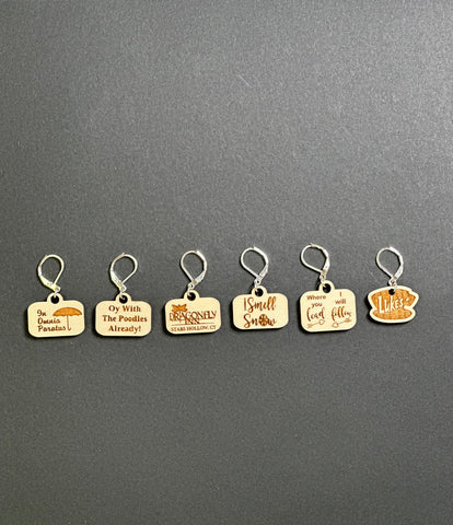 Gilmore Girls Stitch Markers