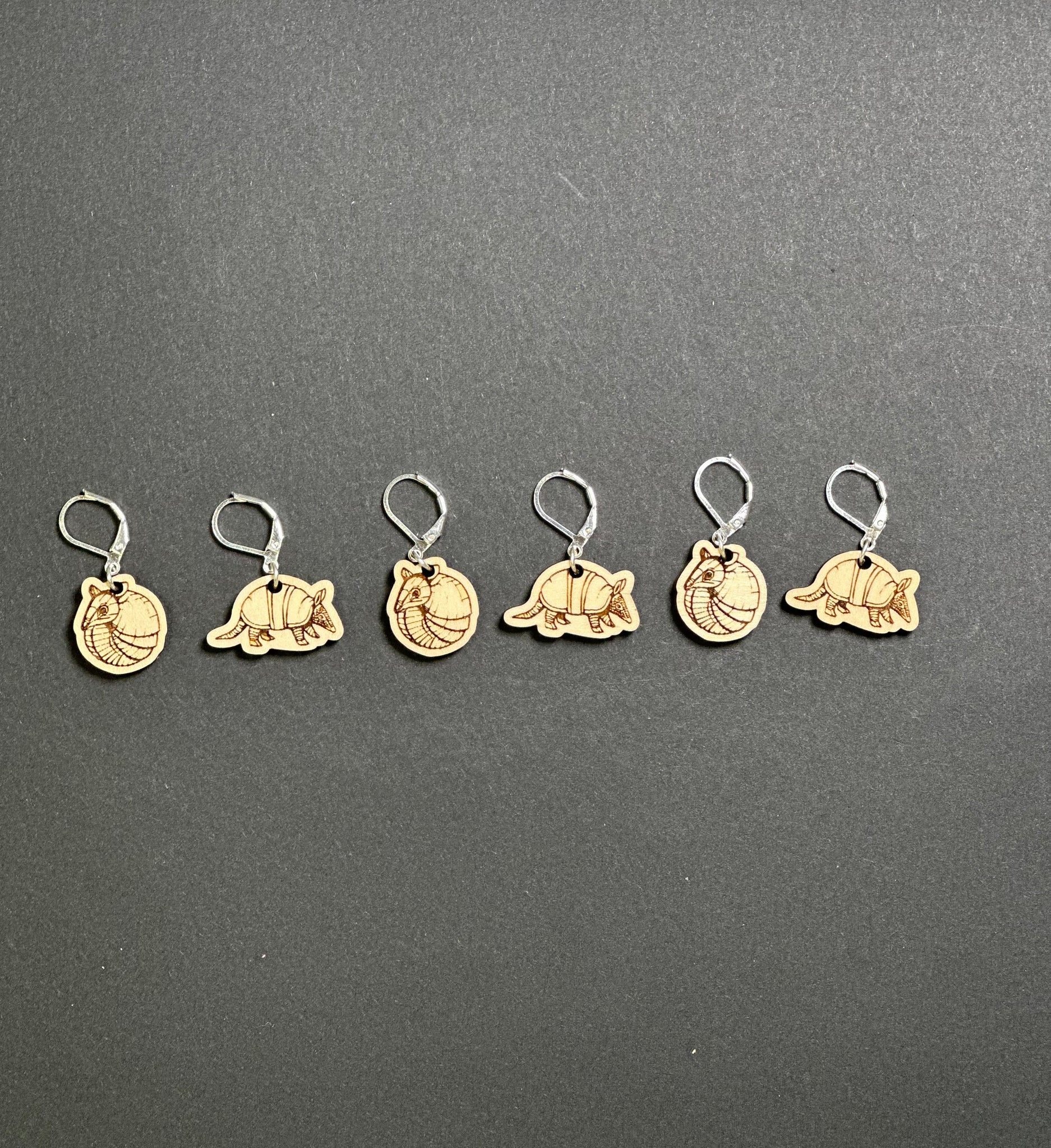 Armadillos Stitch Markers