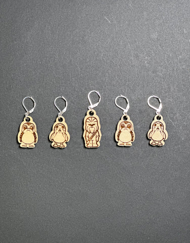 Chewy & The Porgs Stitch Markers