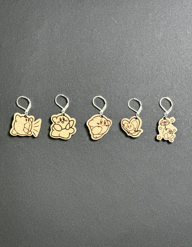 Hungry Pink Balloon Video Game Stitch Markers