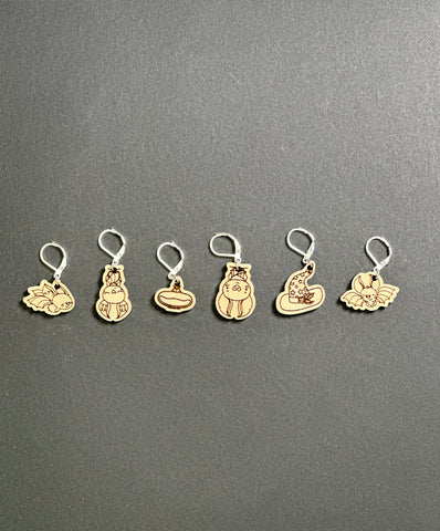 Bats & Hats Stitch Markers