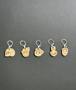 Spooky Fall Stitch Markers