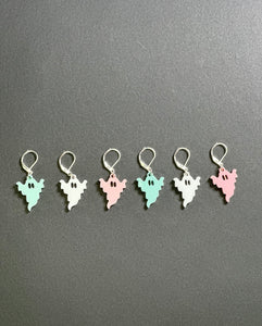 Pastel Ghosts Stitch Markers