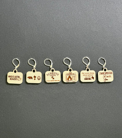 The Office Stitch Markers