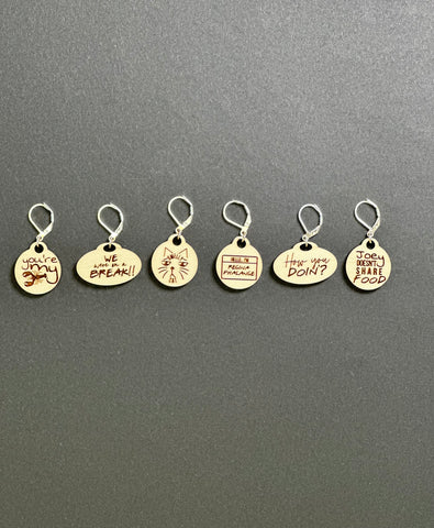 Friends Sayings Stitch Markers