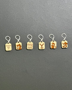 Yellowstone Stitch Markers