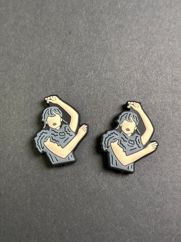 Spooky Dancing Girl Needle Stoppers