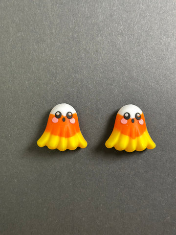 Candy Corn Ghosts 3D Needle Stoppers